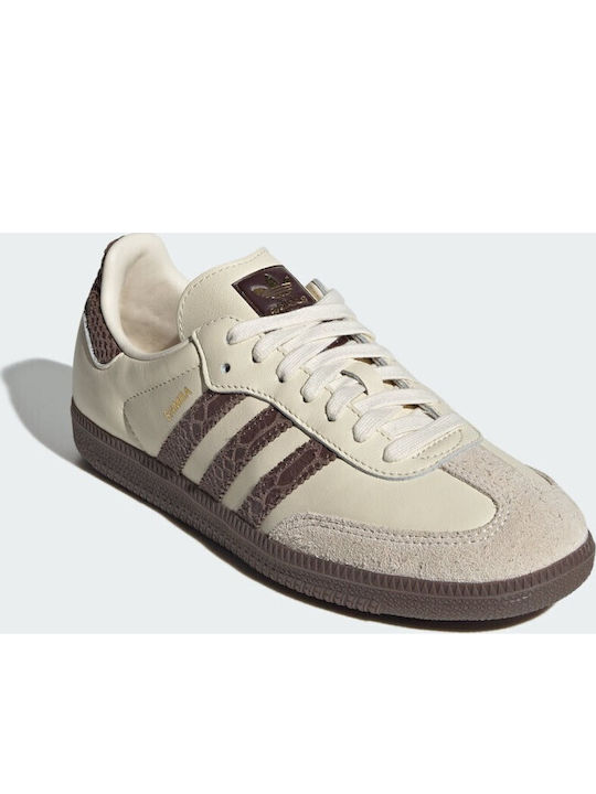 Samba OG Women's Sneakers Cream Earth Strata Maroon