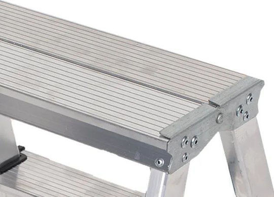 AWTools Scară din aluminiu cu 8 trepte