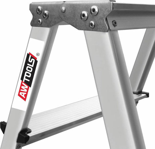 AWTools Scară din aluminiu cu 8 trepte