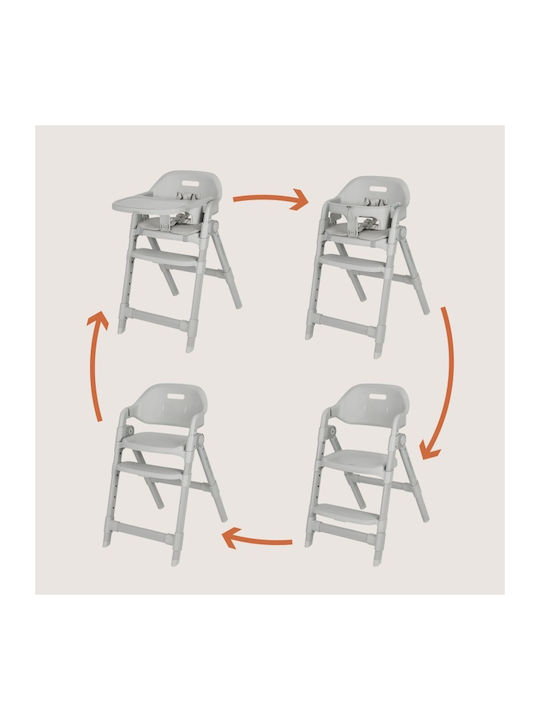 Lionelo Foldable Baby Highchair 3 in 1 with Adjustable Height Beige