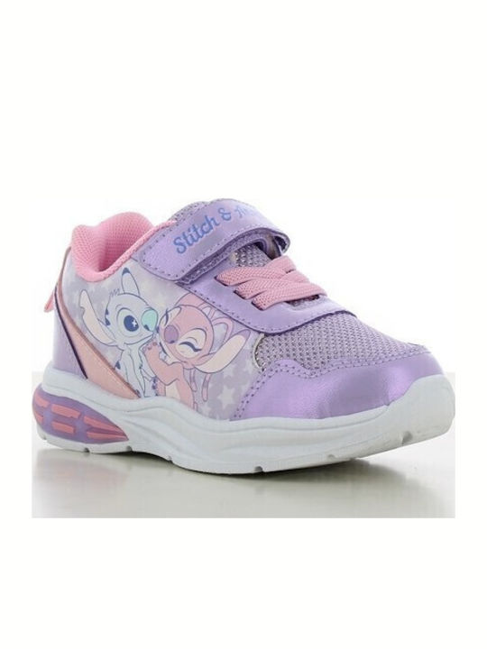 Kinder Sneaker mit Lichtern Flieder