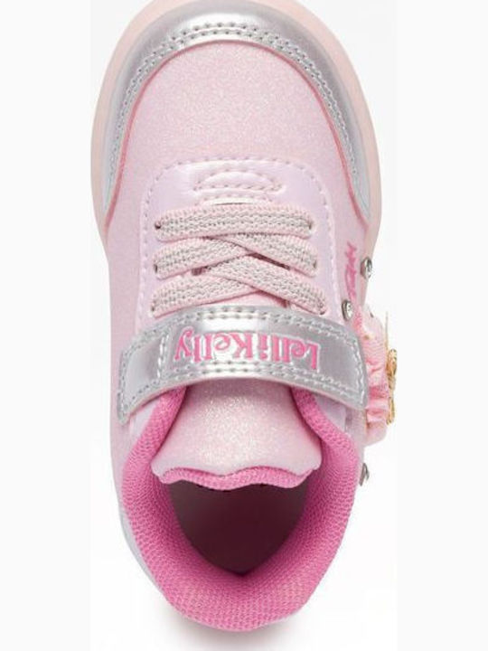 Kinder Sneaker mit Bügel- und Schleifenverschluss Rosa