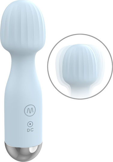 Beau Coeur Mini Massage Vibrator mit Fernsteuerung 15,4cm Blau