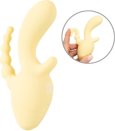 You2Toys Mini Klitoris Vibrator mit Fernbedienung 13cm Gelb