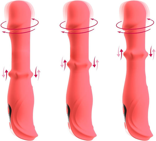 Beau Coeur Beau Coeur Massagevibrator mit Fernbedienung 18,4cm Rosa