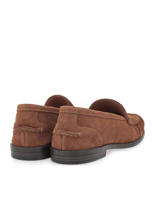 Damen Mokassins in Tabac Braun Farbe