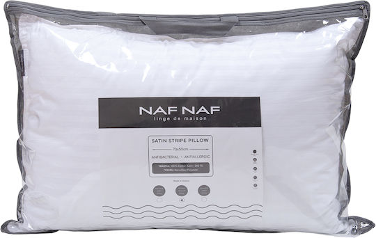Medium Bed Pillow 50x70 Naf-naf Cottonsatin Hollowfiber 3d