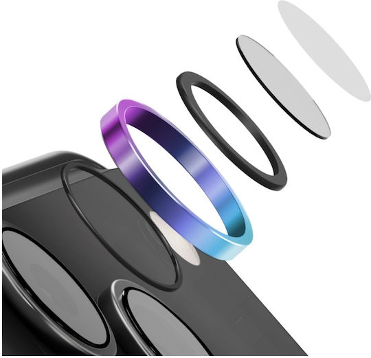 Uniq Optix Aluguard Dx2 Протектор за камерата на iPhone 18 Pro iPhone 18 Pro Max Иридесцентен Uniq-ip6.3p-6.9p 2026 Alensird