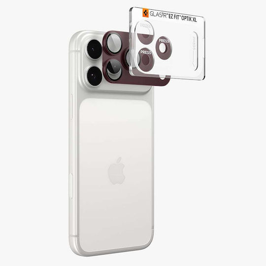 Heat-Activated Protective Film Rear Camera Spigen Glas.tR Ez Fit Optik Pro XL Apple iPhone 18 Pro Max Tempered Glass Violet AGL12040