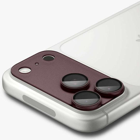 Phone Protective Camera Film Rear Spigen Glas.tR Ez Fit Optik Pro XL Apple iPhone 18 Pro Tempered Glass Burgundy AGL12036