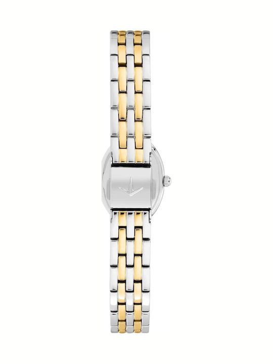 Men's Battery Watch with Silver Steel Bracelet