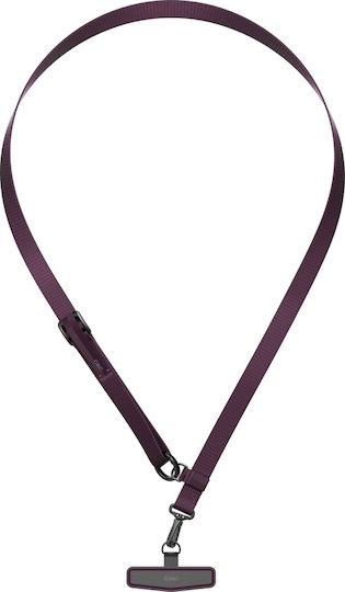 Каишка За Врата За Телефон Uniq Vista Flex 2-в-1 Бордо-Сив