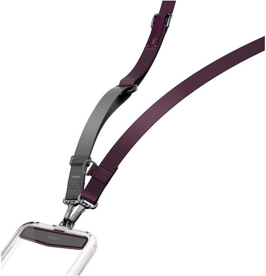 Каишка За Врата За Телефон Uniq Vista Flex 2-в-1 Бордо-Сив