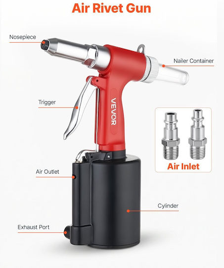 Vevor XY0VH2HLW4ZK9S6OL002V0 Air Staple Gun
