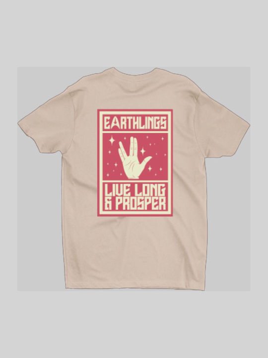 Earthlings Star Trek T-shirt Черна
