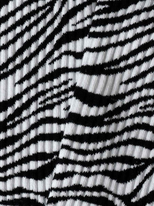 Jimmy Lion Șosete Atletice Imprimeu Zebra E84256-zebra