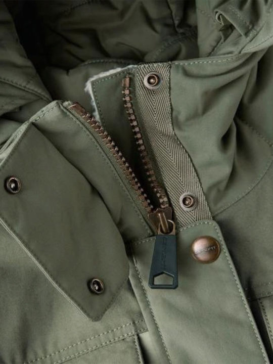 Women's Parka Jacket for Spring/Autumn Khaki