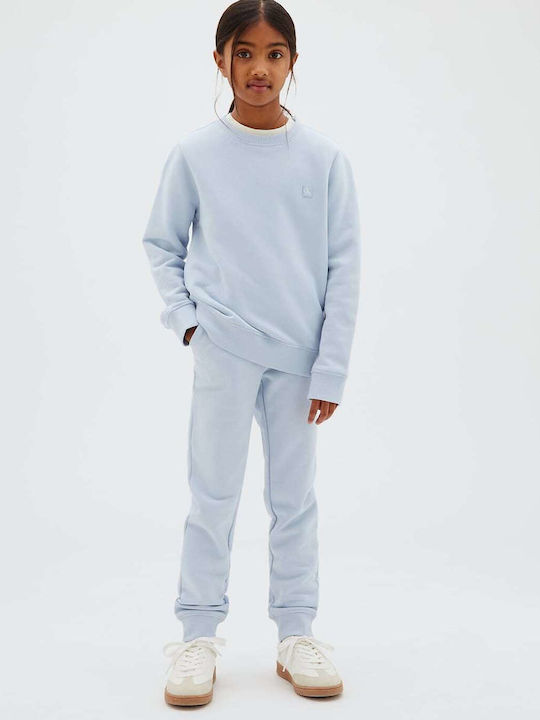 Kinder-Sweatshirt Hellblau Badge