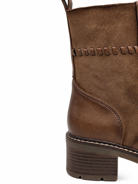 Damen Kampfstiefel Khaki