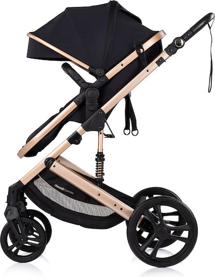 Chipolino Amore Регулируема Бебешка количка 2 в 1 Подходяща за Новородено Черна