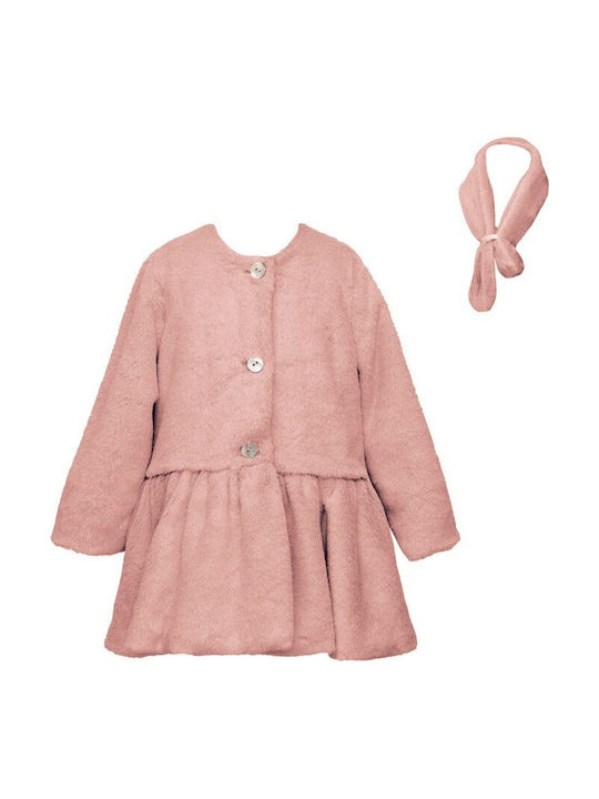 Kids Short Pink Fur