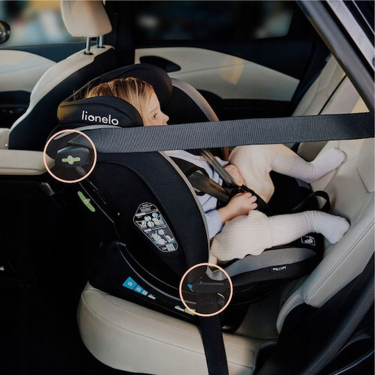 Lionelo Aart Car Seat i-Size Black