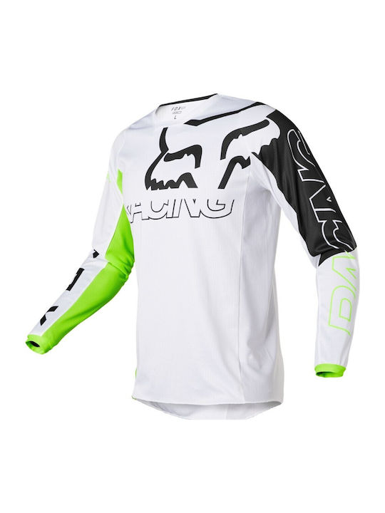 Fox 180 Skew Tricou Pentru Bărbați Motocross Mânecă Lungă Culoare Galbenă