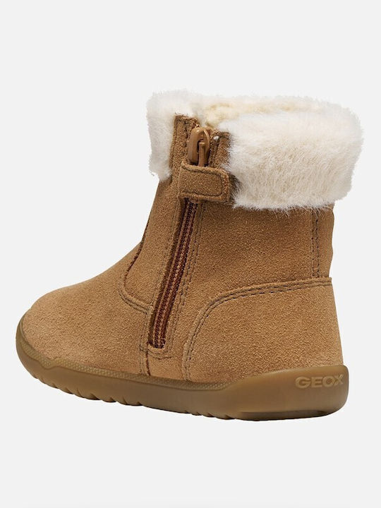 B Macchia Suede Детски боти с цип тауп