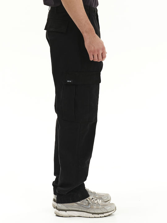 Ανδρικό Παντελόνι Cargo Relaxed Fit Μαύρο