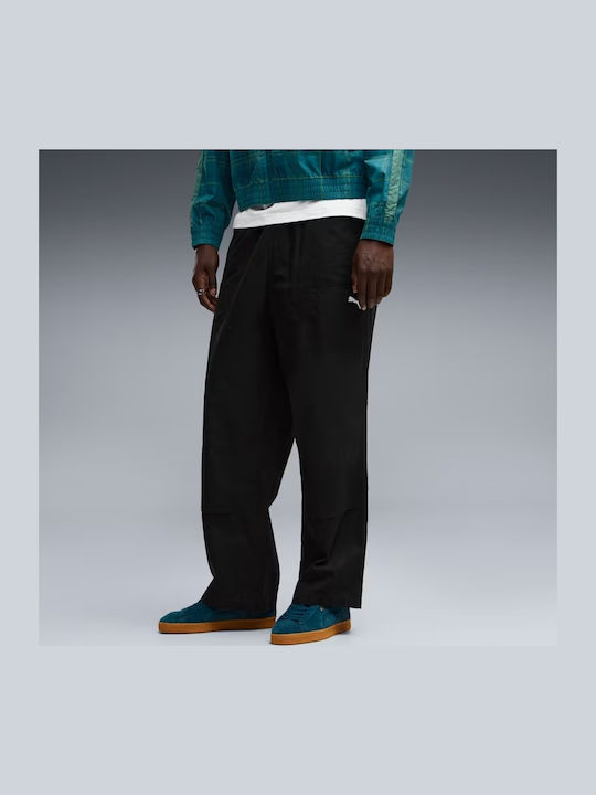 Ανδρικό Παντελόνι Relaxed Fit Black