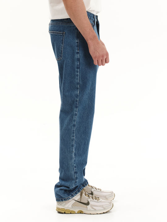 Ανδρικό Παντελόνι Regular Fit Μπλε