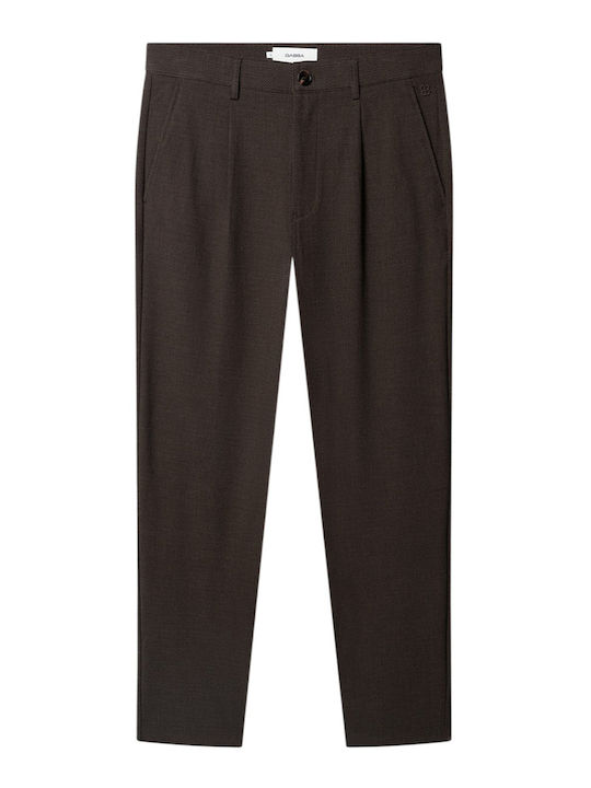 Ανδρικό Παντελόνι Chino Ελαστικό Relaxed Fit Brown