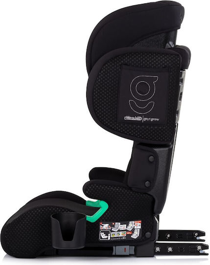 Chipolino Go N Grow Kindersitz Booster i-Size mit Isofix Schwarz