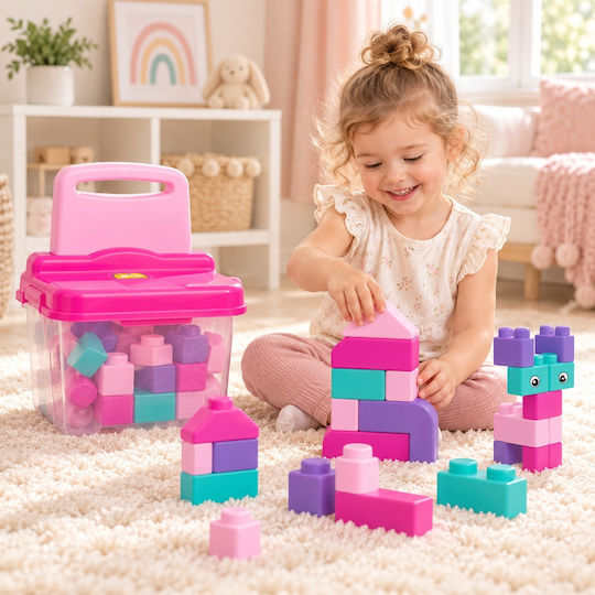 Velve Cuburi de construit educative pentru 3+ ani 20 buc