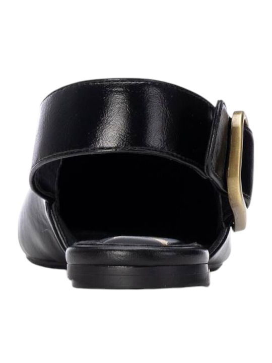 Pantofi balerini pentru femei Slingback Negre