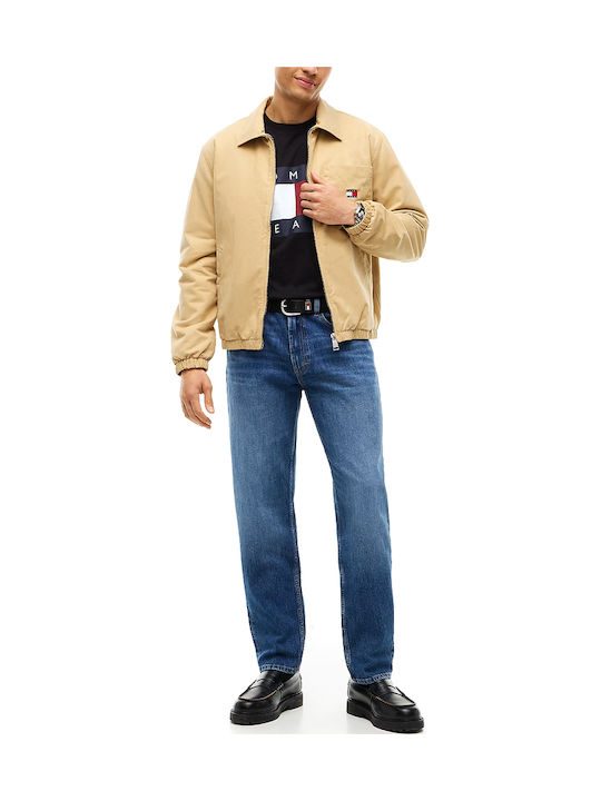 Men's Jeans Pants Regular Tapered Fit Blue
