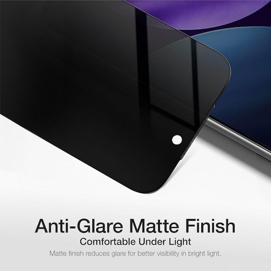 Amazingthing Titan +care Matte Privacy Glass Iphone 18 Pro Max Mounting Frame Ip18xmpfgla