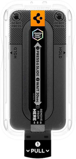 Termoizolare Ecran Privacy Spigen Glastr Ez Fit Pro Hd Apple Iphone 18 Pro Sticlă Securizată Full Glue Agl12028