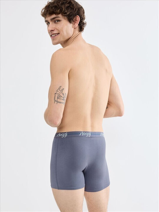 Kurzes Herren Boxer Grau