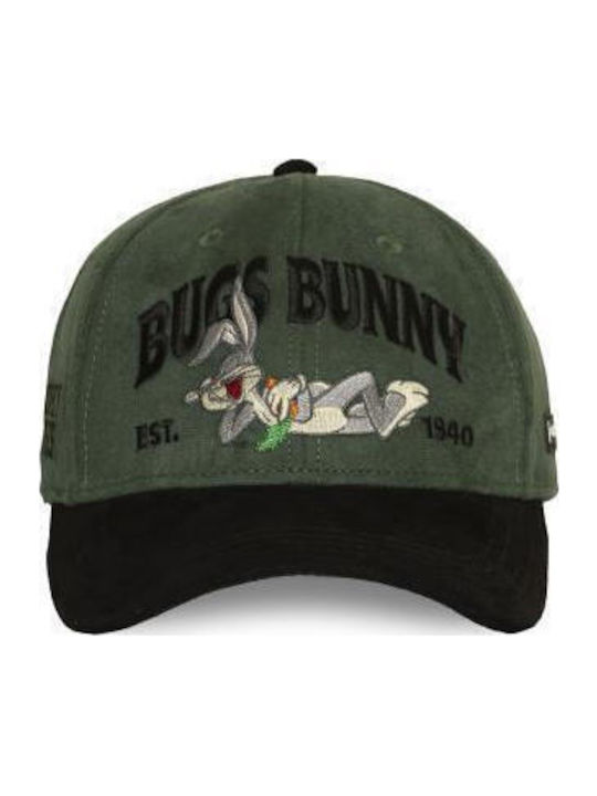 Bugs Bunny Wud Green Suede Effect Cap Capslab