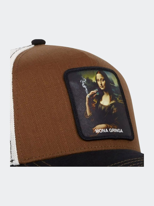 Capslab X Mona Premium Bamboo Unisex Καπέλο Καφέ