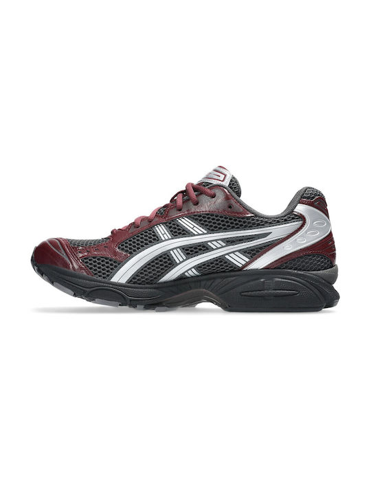 Gelkayano Männer Sportschuhe Laufen Obsidian Graue Reines Silber