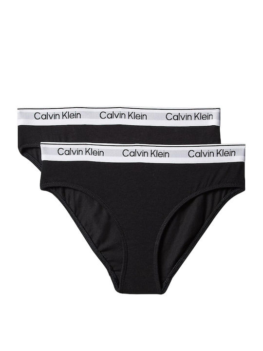 Calvin Klein Σετ Παιδικά Βρακάκια 2τμχ Pvhblack