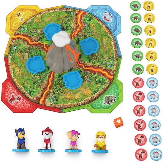 Επιτραπέζιο Παιχνίδι Paw Patrol The Dino Movie για 2-4 Παίκτες 4+ Ετών (EN) Spin Master