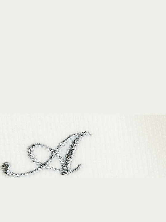 Mädchenkleid Ärmellos Gestrickt Ecru
