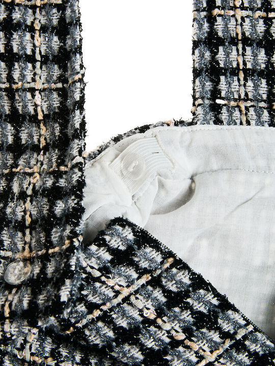 Kinderkleid Ärmellos Gestrickt Weiß
