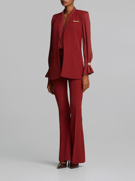Lynne Damen Tailliertes Blazer Rot