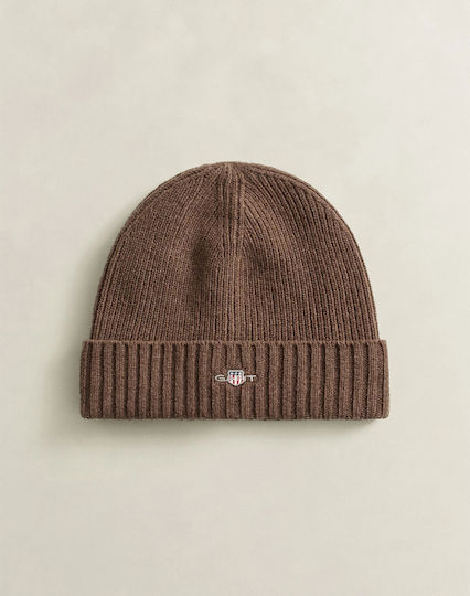 Beanie Unisex Knitted Beanie in Brown Colour