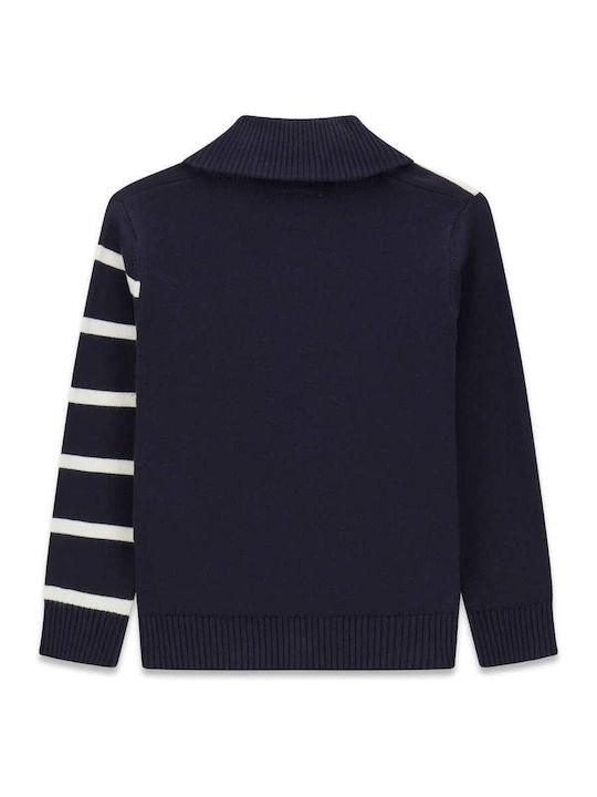 Kinder-Strickjacke Dunkelblau