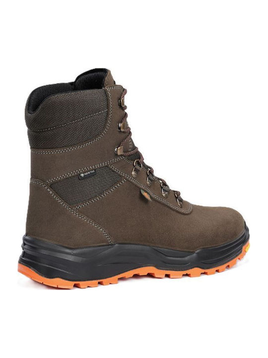 Leather Men's Waterproof Brown Boots